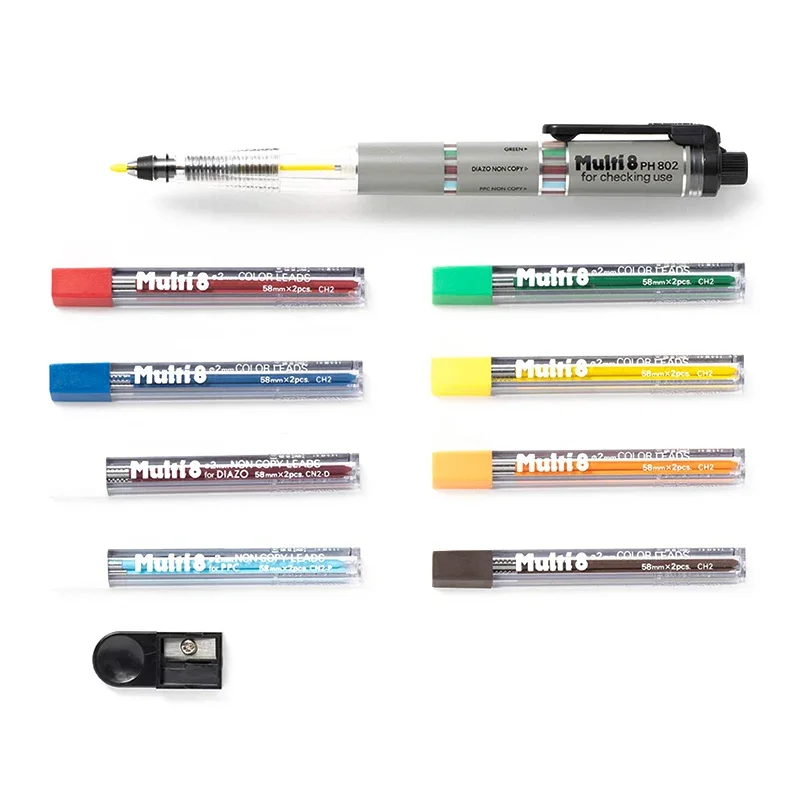 Pentel Pen Energel - Japan Pentel Multi+8 Druckbleistift 2,0 mm,