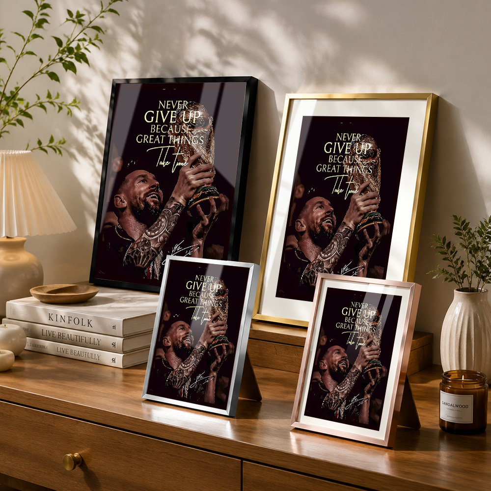 Lionel Messi Sieg-Bild im Rahm – Metal Photo Panel Bewertung und Preis