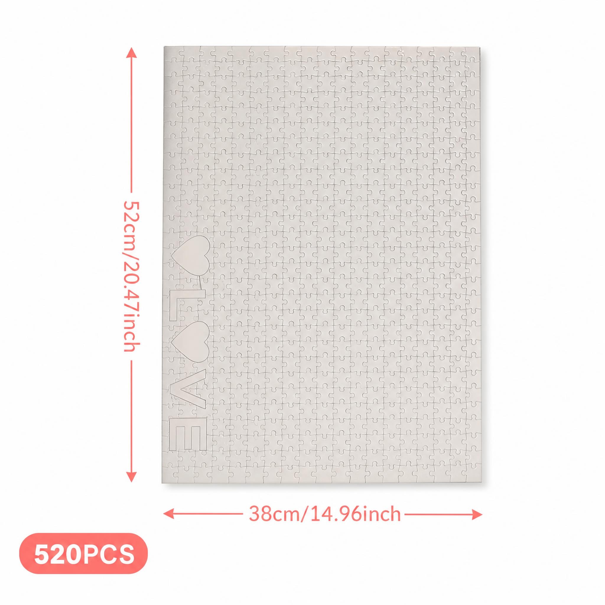 520-teiliges Puzzle in reinem  – Puzzle Blank White Bewertung und Preis