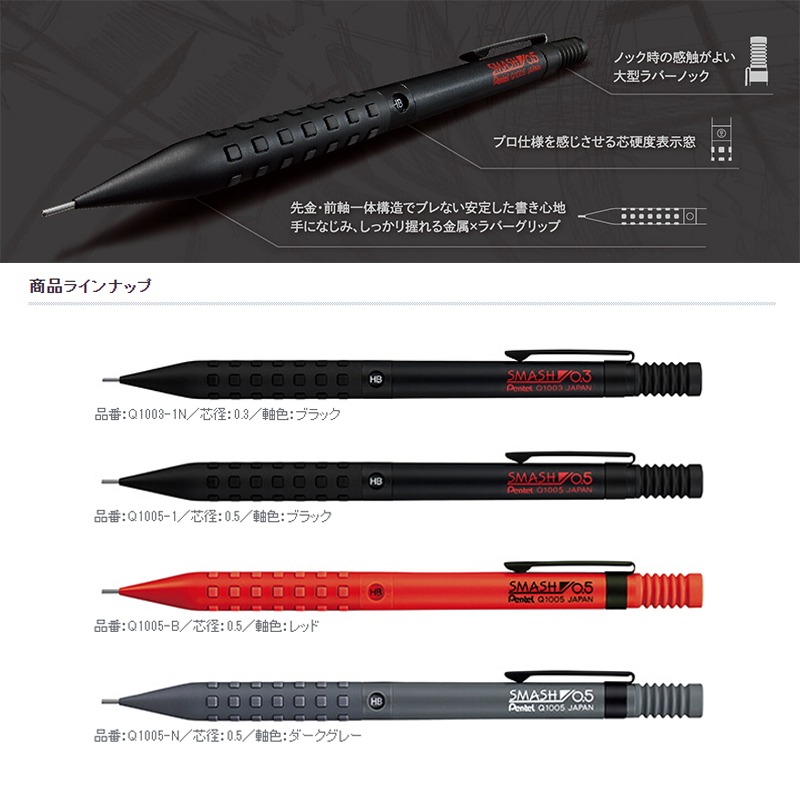 Japan Pentel Premium SMASH Met – Pentel Pen Energel Bewertung und Preis